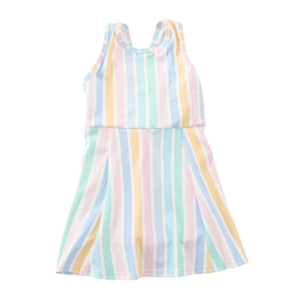 Sorbet Stripes Athletic Dress