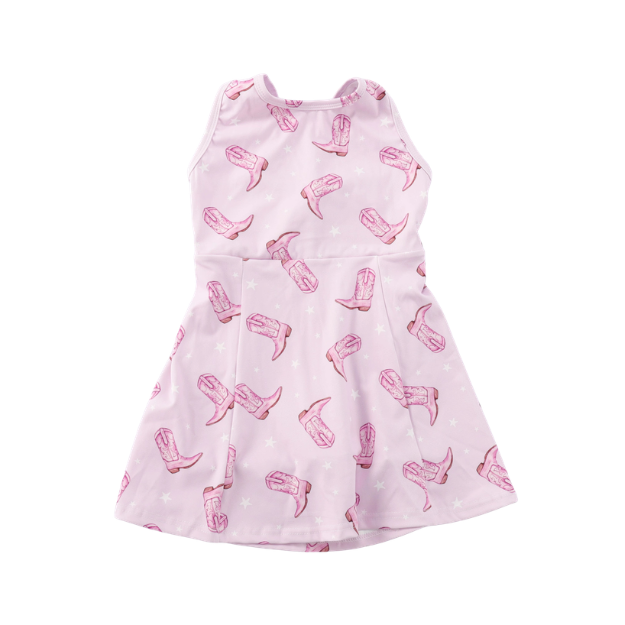 Lilac Cowgirl Athletic Dress