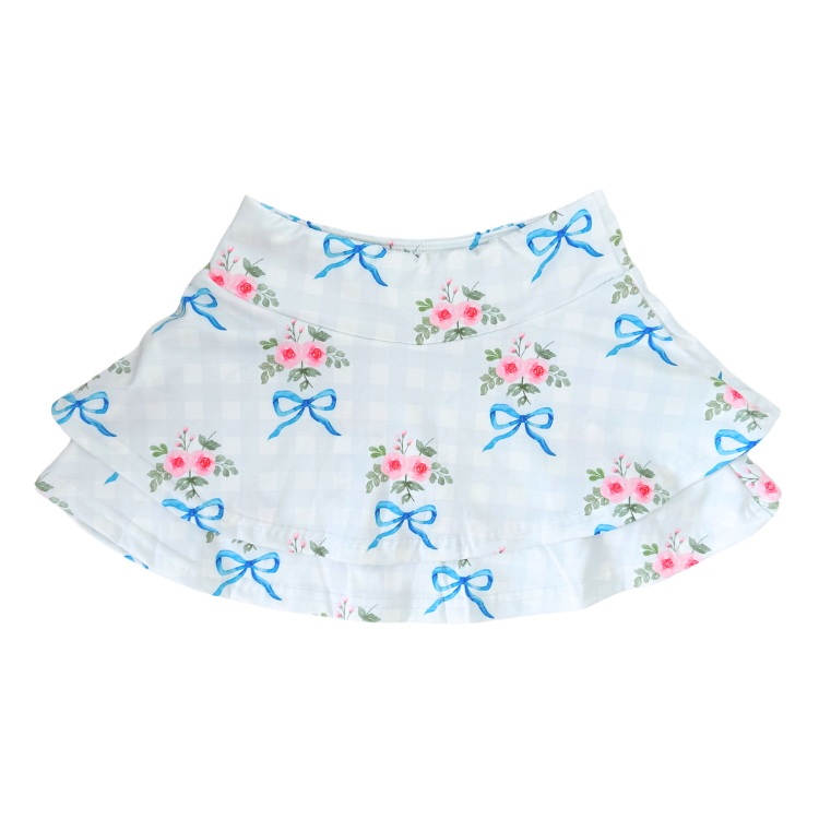 Bow & Bloom Athletic Skirt