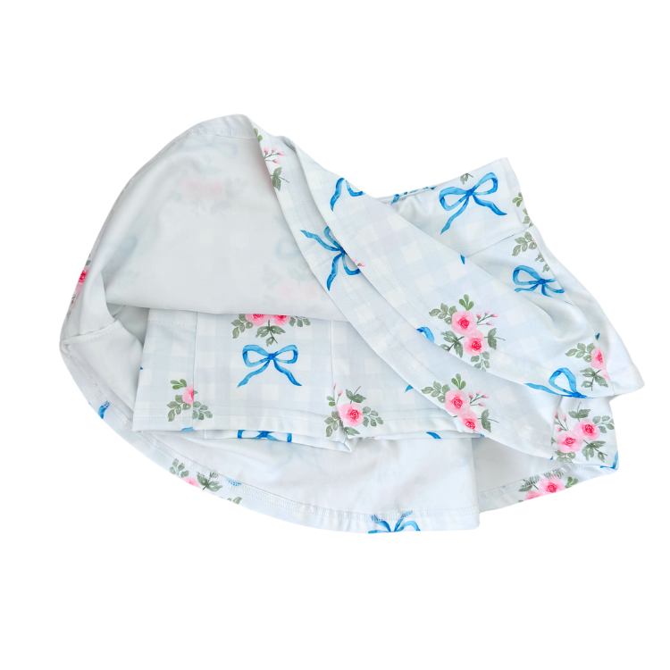 Bow & Bloom Athletic Skirt