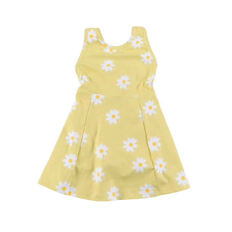 Retro Daisy Athletic Dress