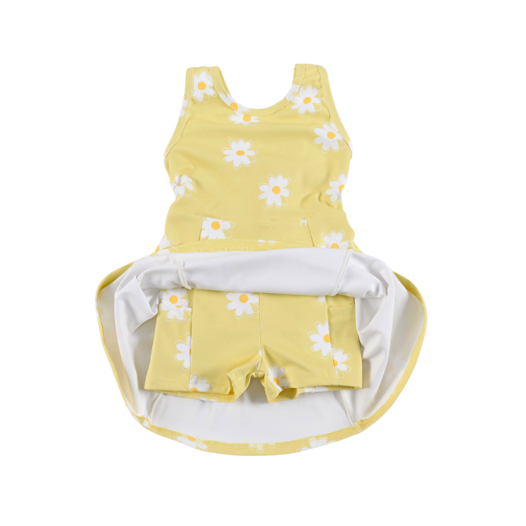 Retro Daisy Athletic Dress