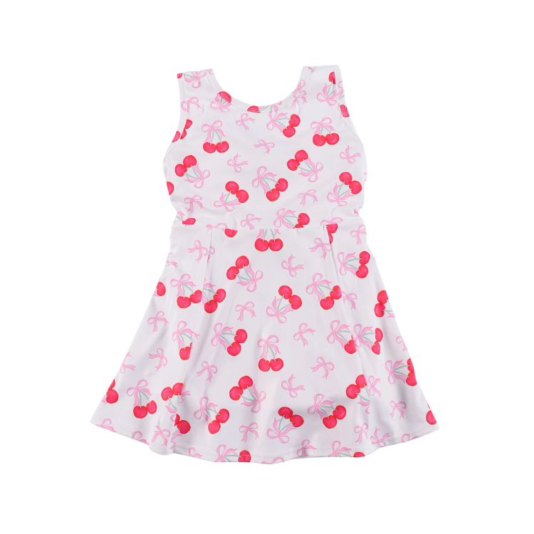 Cherry Charm Athletic Dress