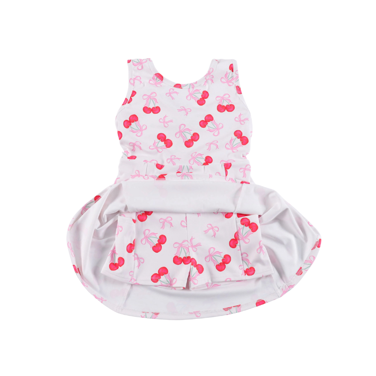 Cherry Charm Athletic Dress