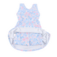 Blue Floral Athletic Dress