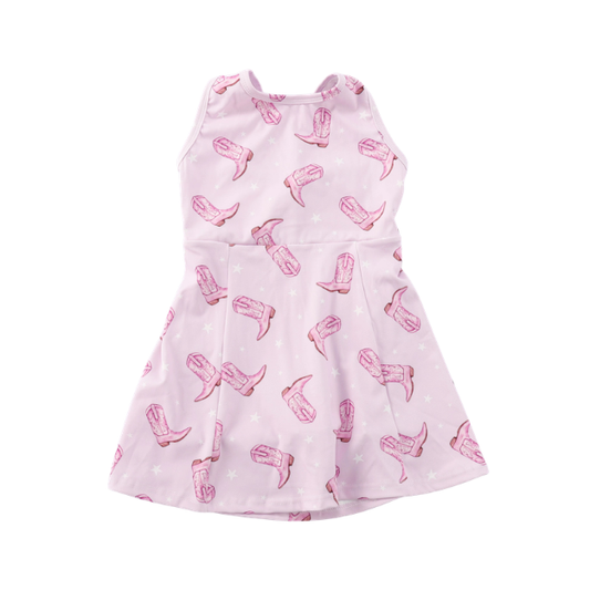 Lilac Cowgirl Athletic Dress