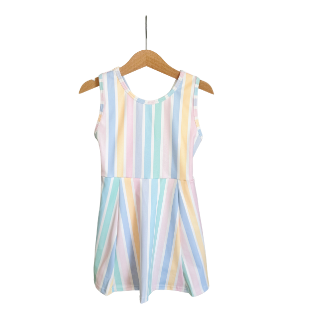 Sorbet Stripes Athletic Dress