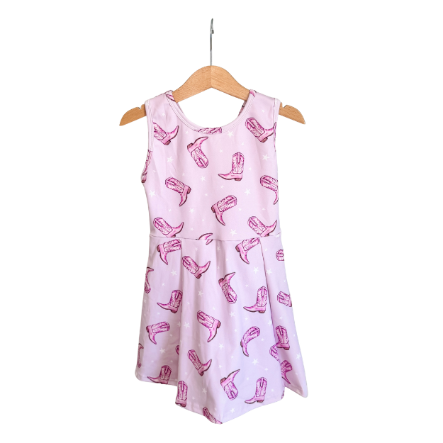 Lilac Cowgirl Athletic Dress