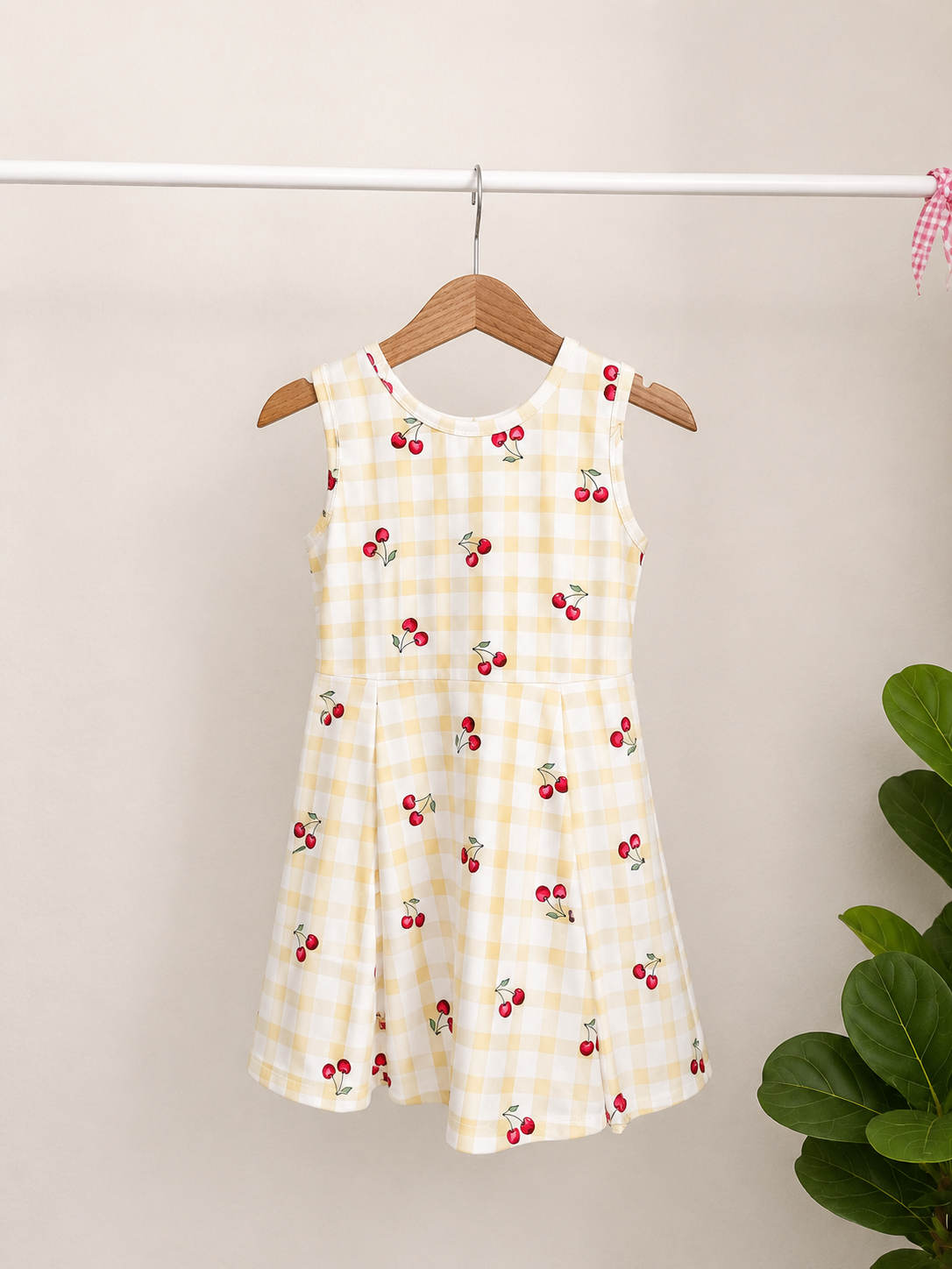 Golden Cherry Athletic Dress