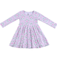 Rosy Harvest Twirl Dress