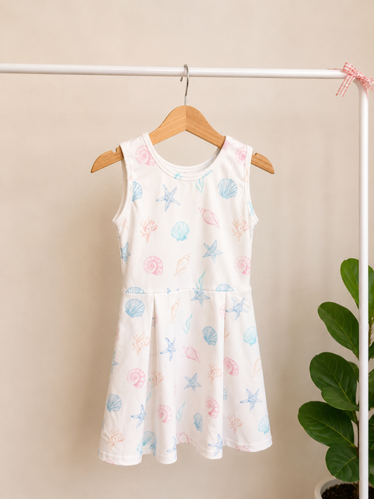 Coastal Seashell Athletic Dress