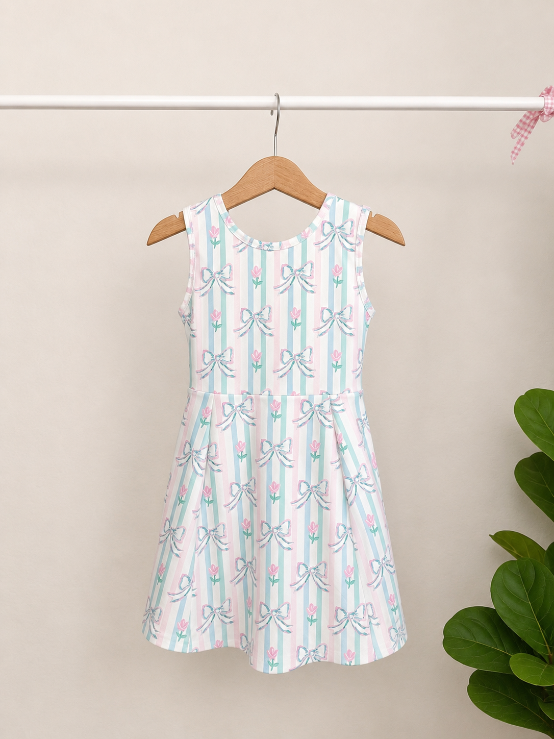 Pastel Petals Athletic Dress
