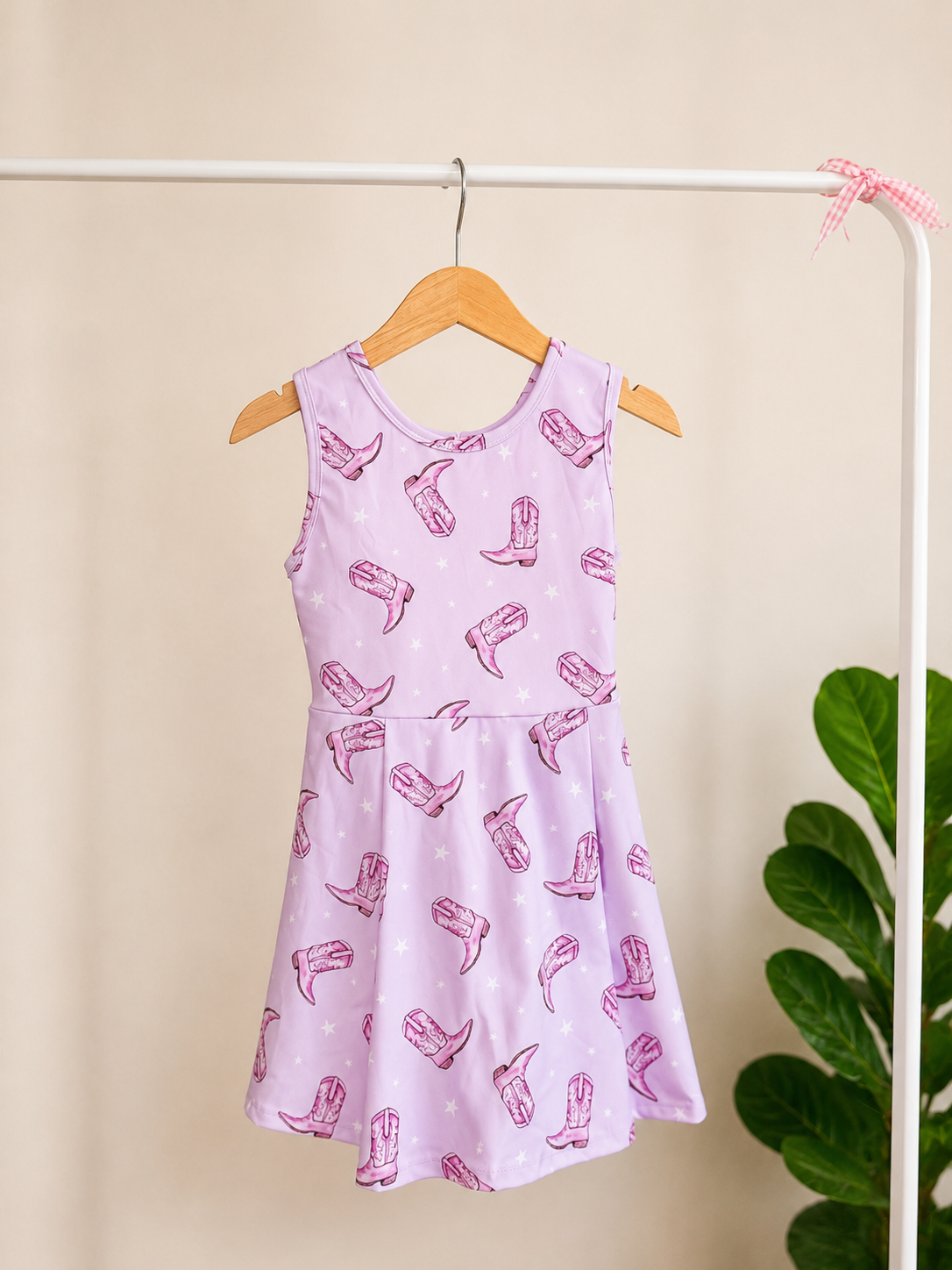 Lilac Cowgirl Athletic Dress